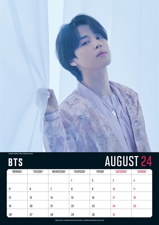 BTS 2024 A3 CALENDAR